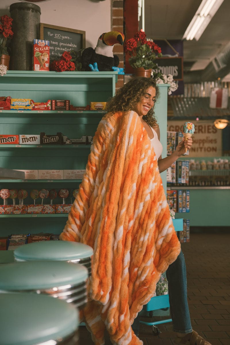 Hugs Swirl Sunset Blanket