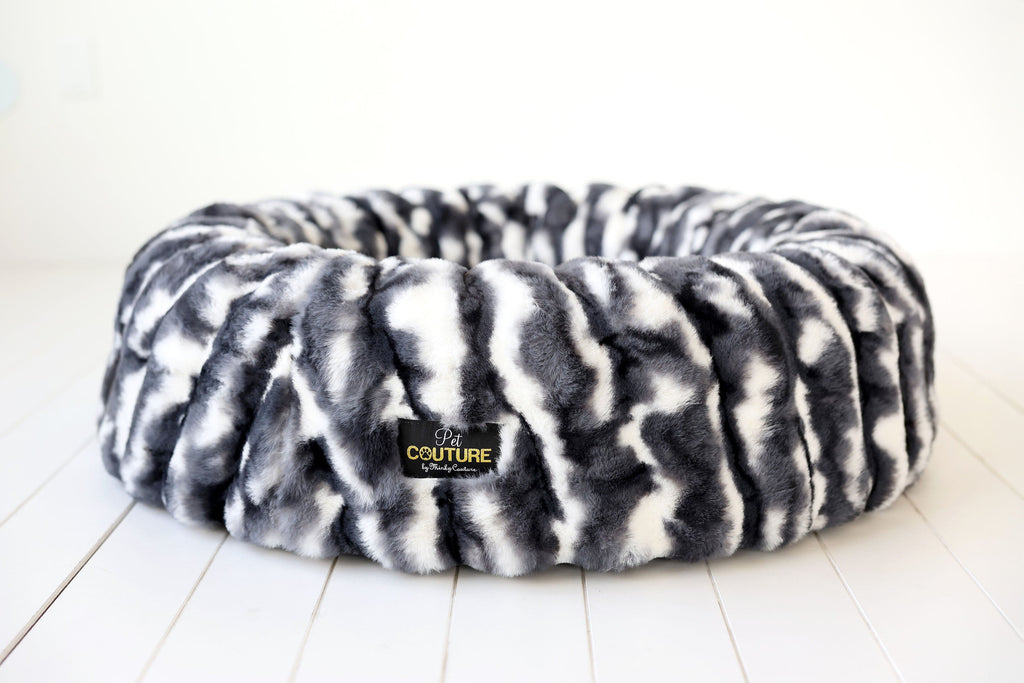 Cloudy Day Black Pet Bed COVER ONLY