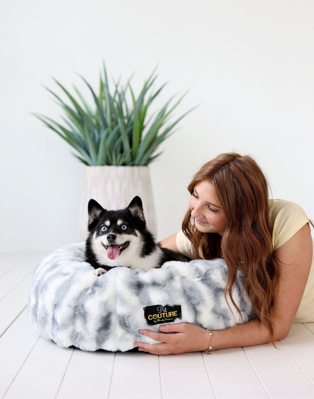 Cloudy Day Blue Pet Bed