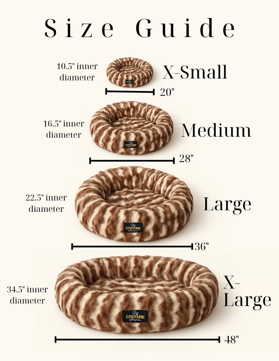 Black Crinkle Pet Bed