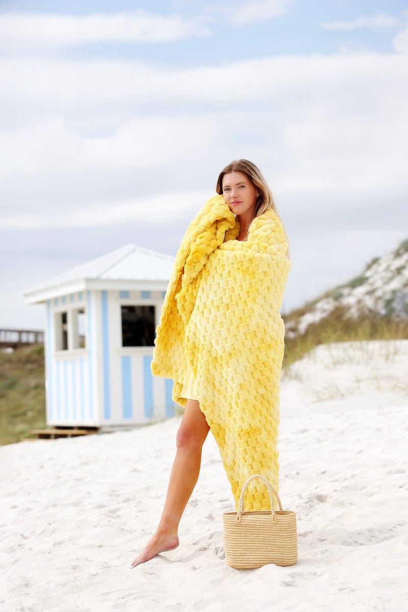 Belgian Waffle Lemon Blanket