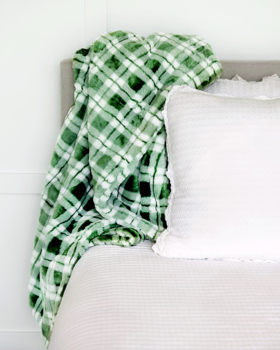 Plaid Evergreen Blanket