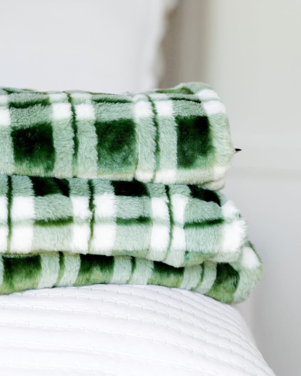 Plaid Evergreen Blanket