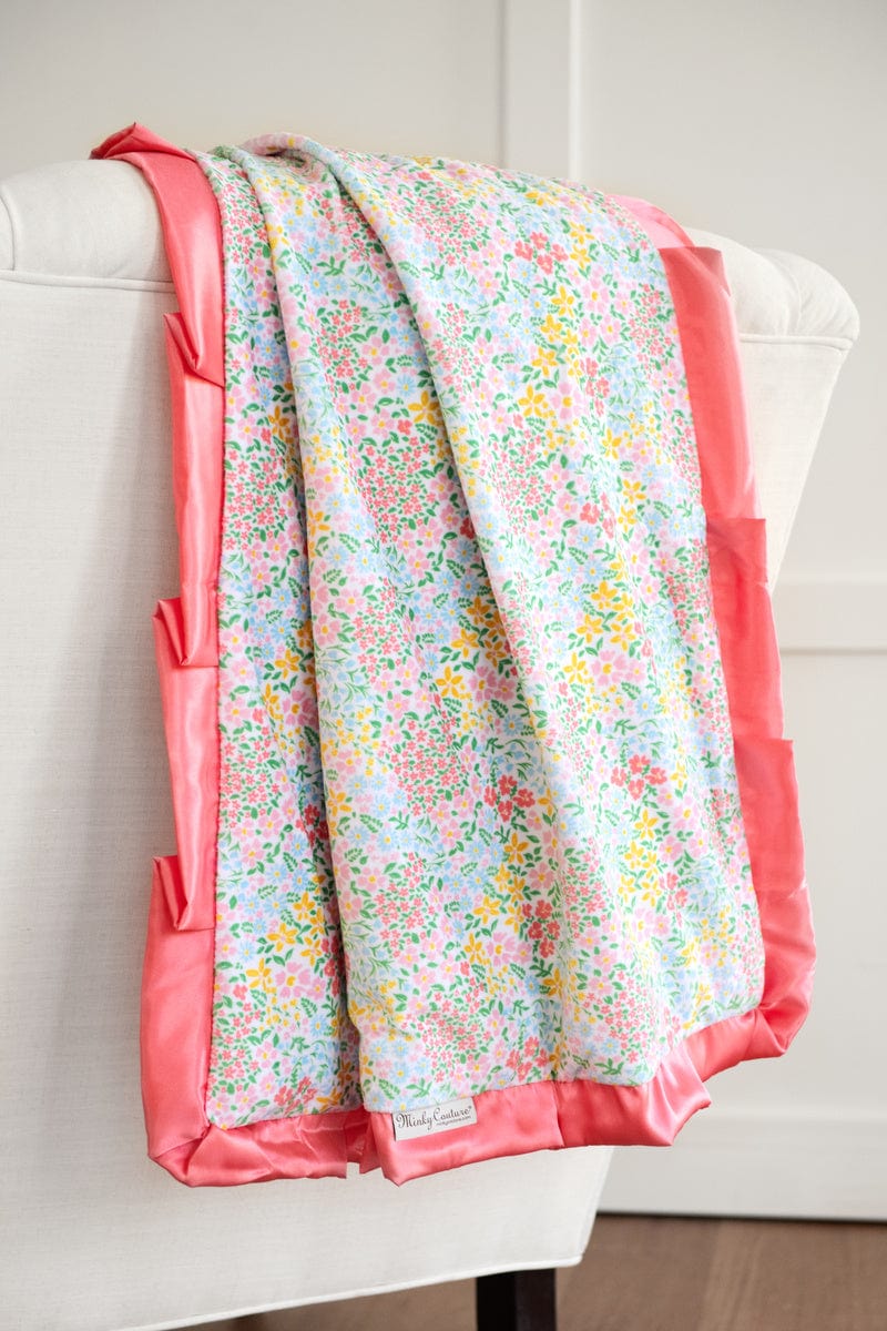 Dainty Floral Pastel Blanket