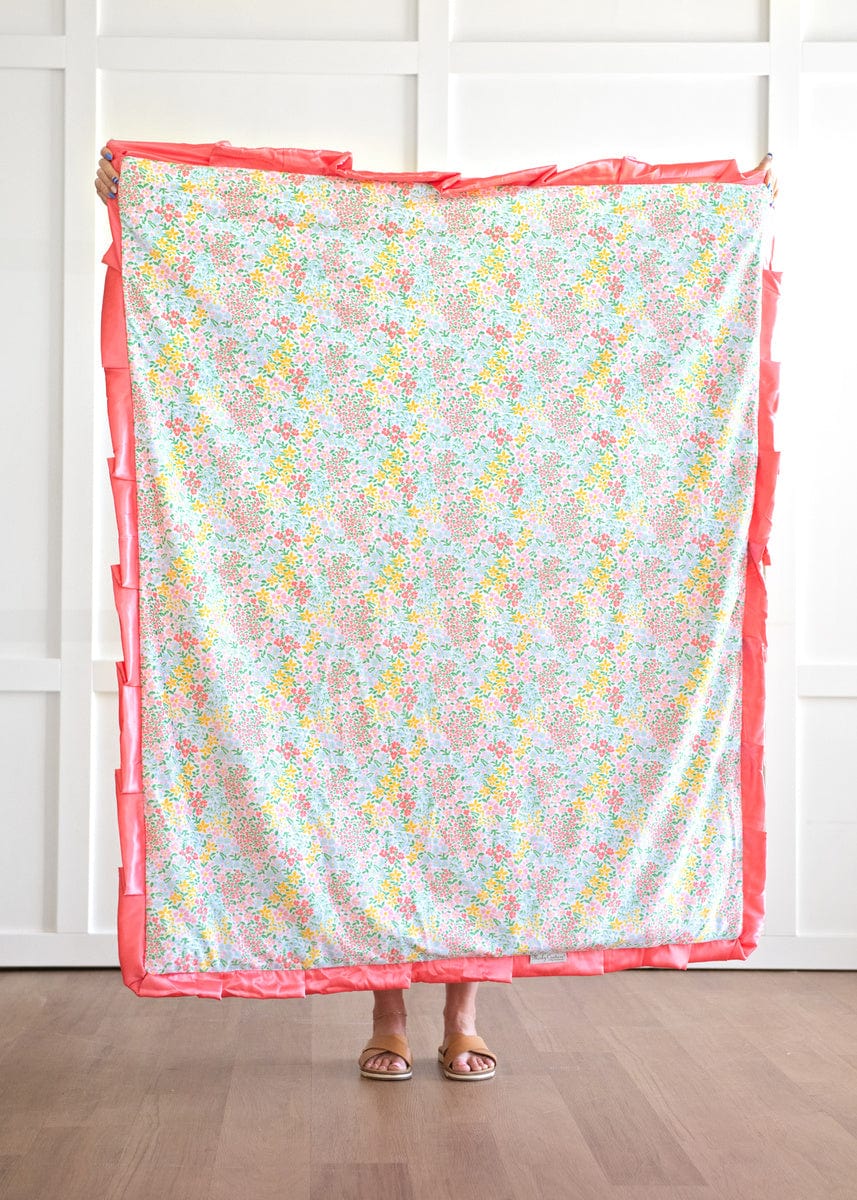 Dainty Floral Pastel Blanket