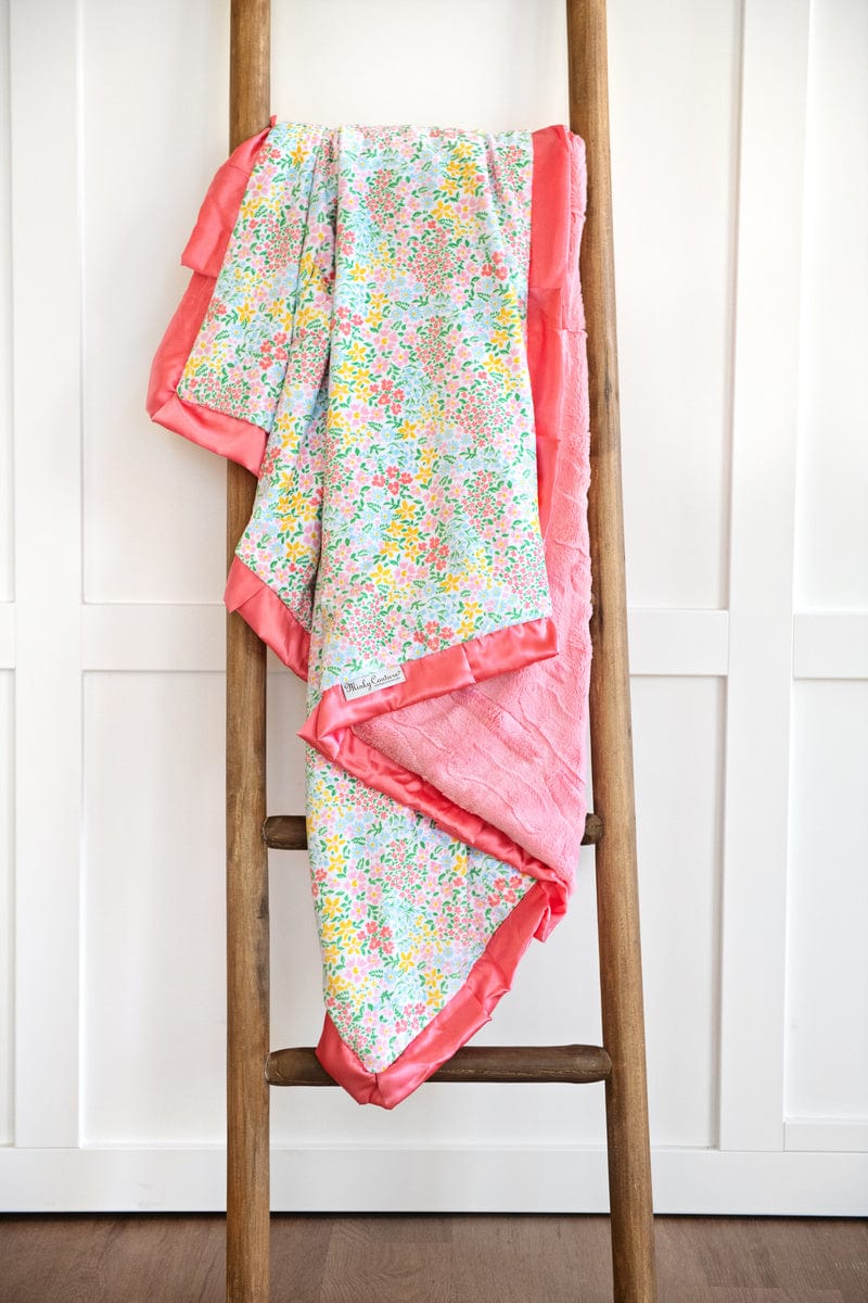 Dainty Floral Pastel Blanket