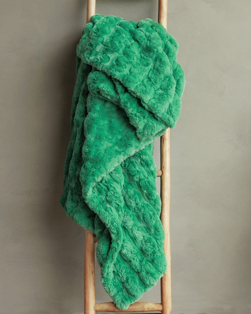 Ultra Sorbet Kelly Green Blanket