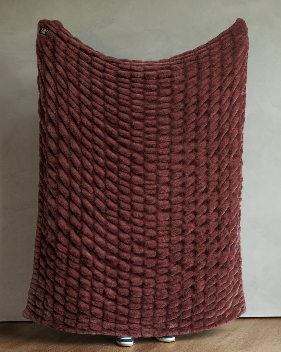 Hugs Rich Mahogany Blanket