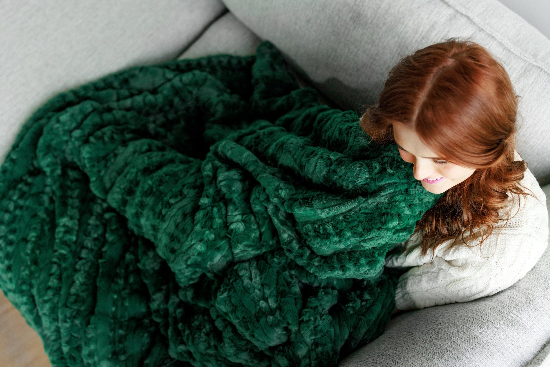 Glossy Ultra Sorbet Evergreen Blanket