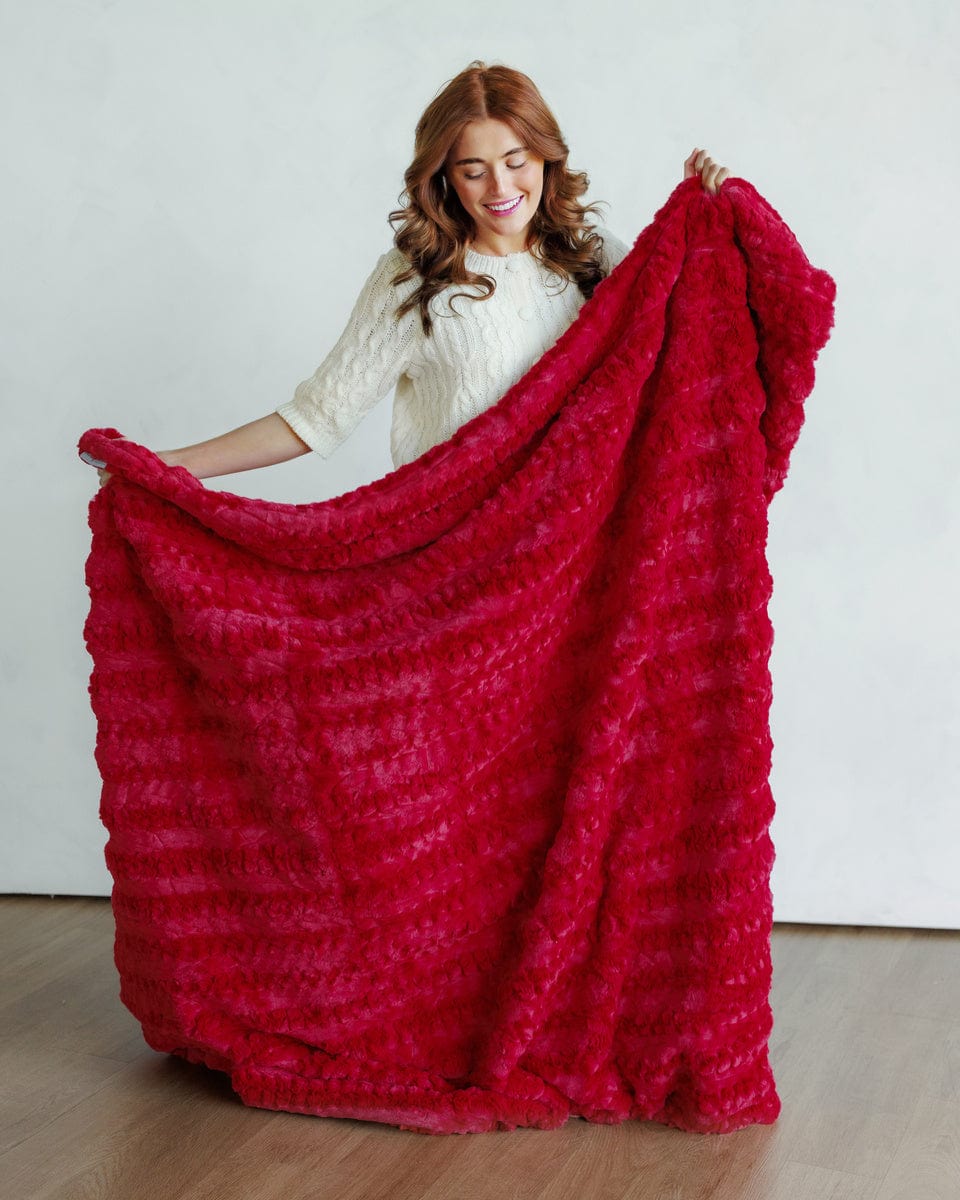 Glossy Ultra Sorbet Red Blanket
