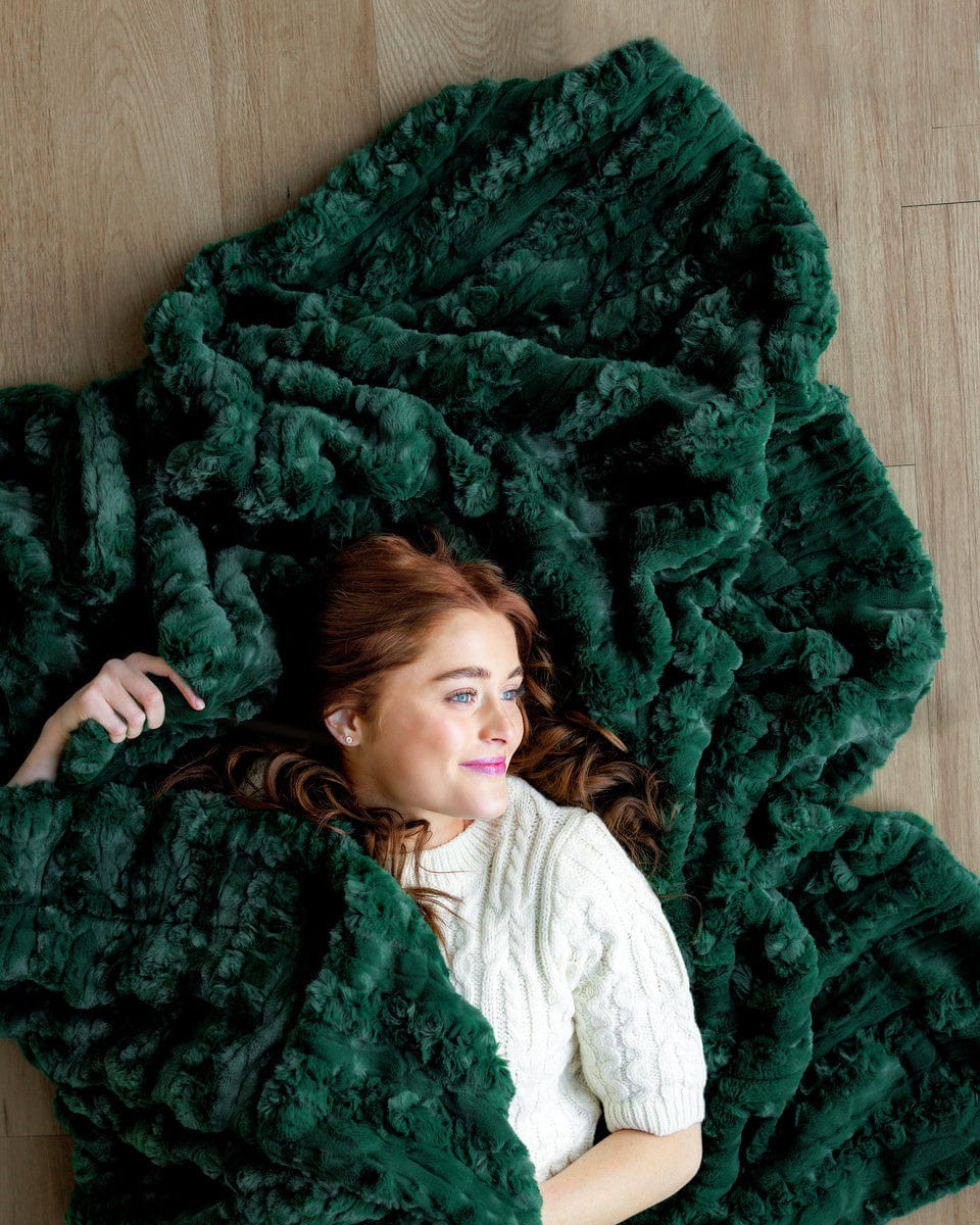 Glossy Ultra Sorbet Evergreen Blanket