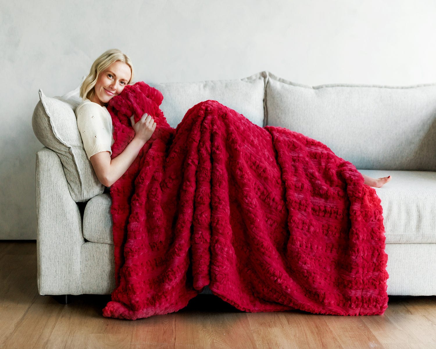 Glossy Ultra Sorbet Red Blanket