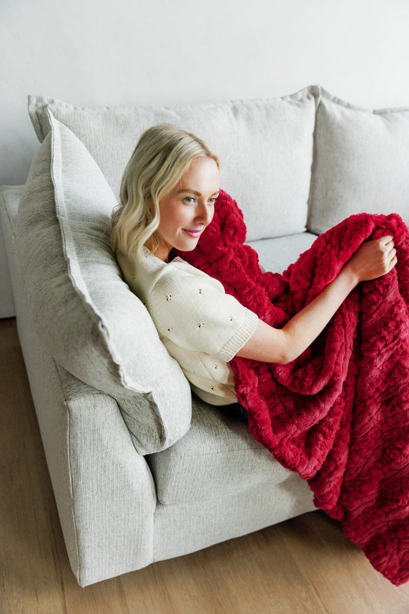 Glossy Ultra Sorbet Red Blanket