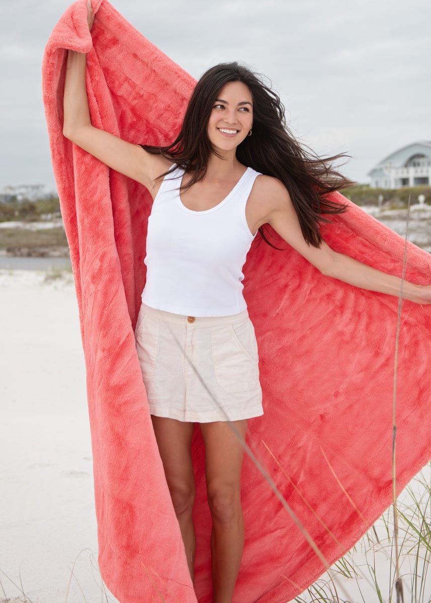 Lush Georgia Peach Blanket