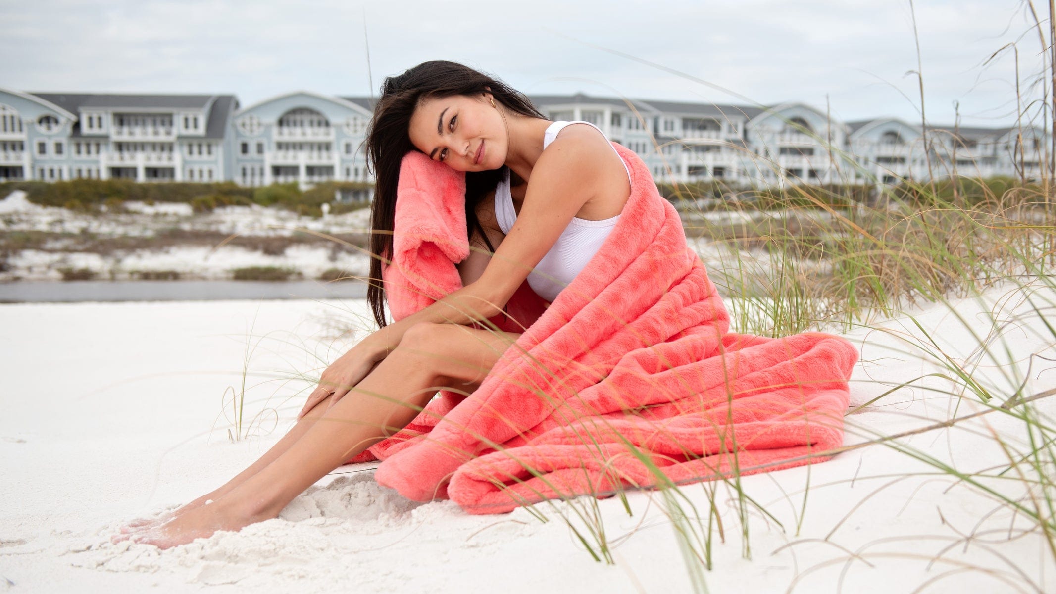 Lush Georgia Peach Blanket