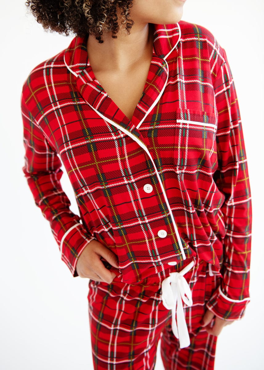 Middle of the Night Pajamas - Red Plaid - Final Sale