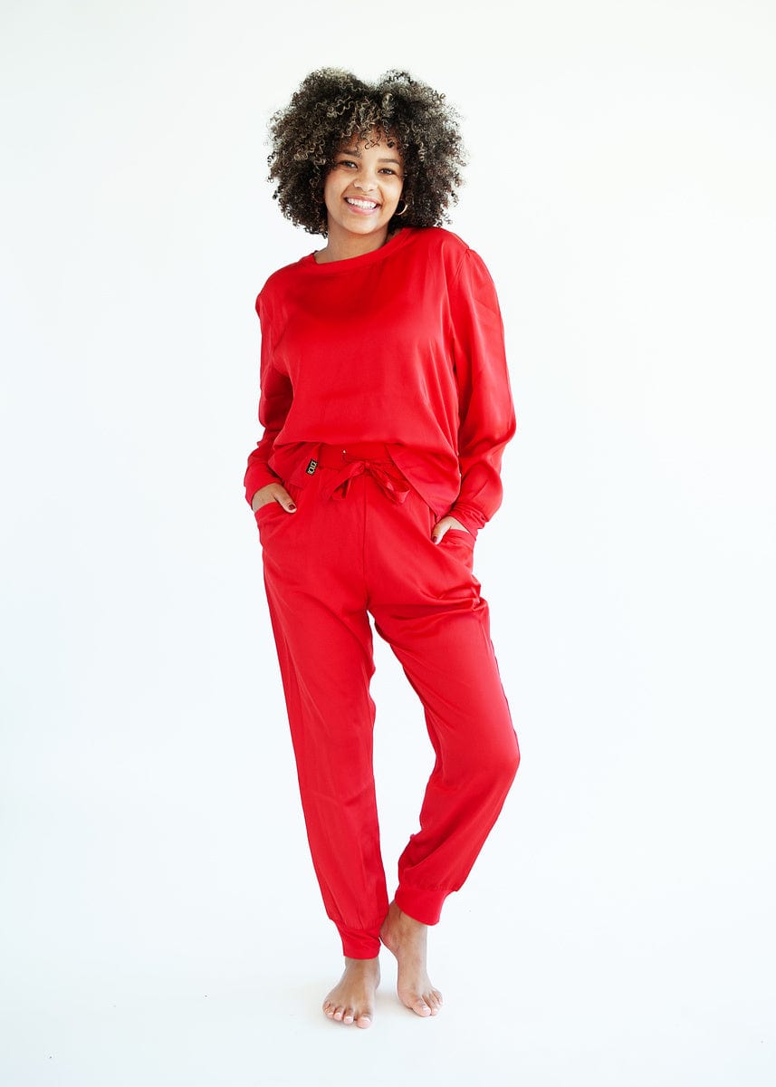 Must be Satin Pajamas - Red