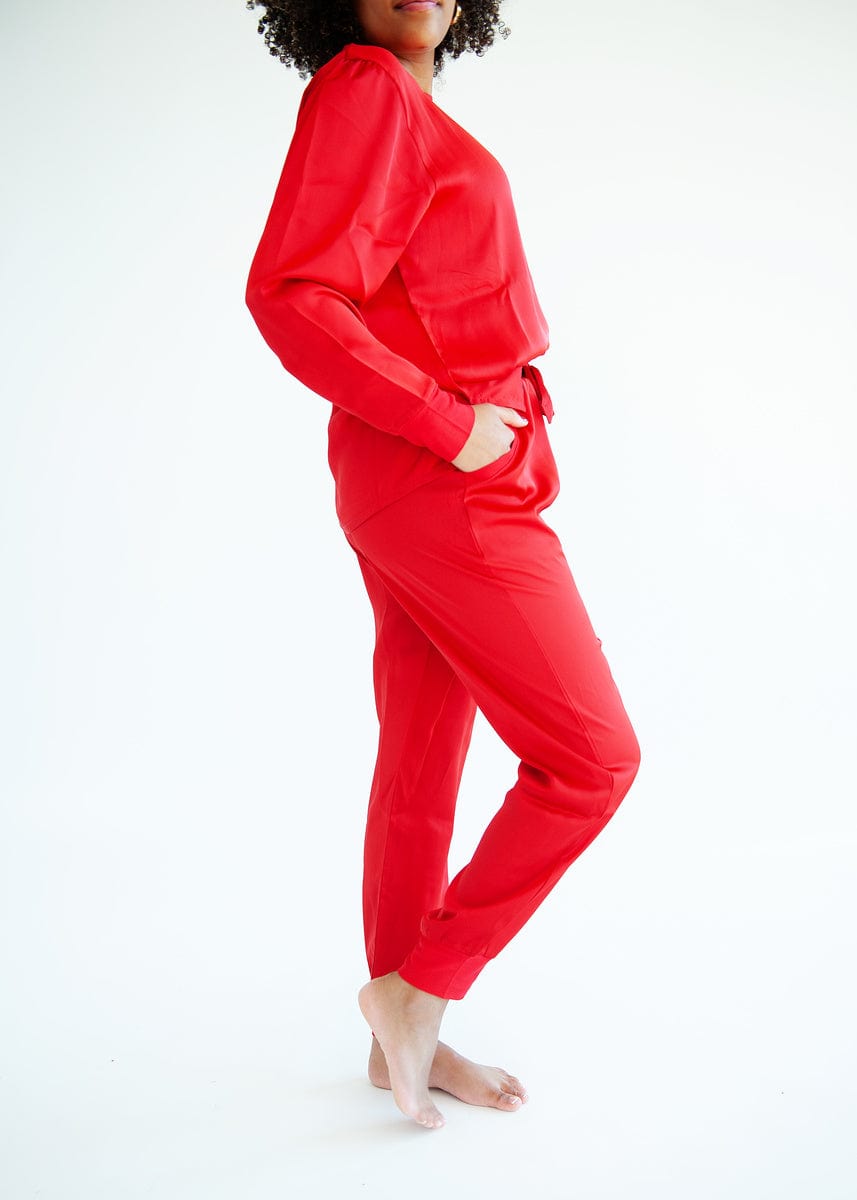 Must be Satin Pajamas - Red