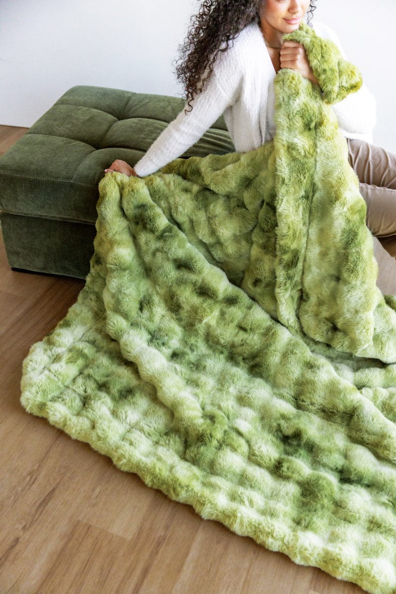 Premium Cloud Fern Blanket