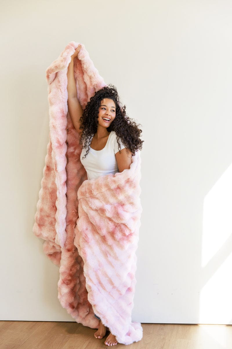 Premium Cloud Quartz Pink Blanket