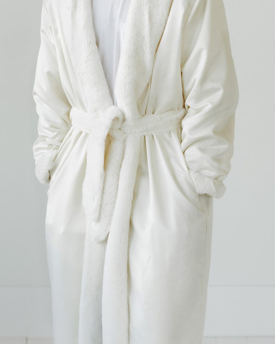 Satin Cream Robe